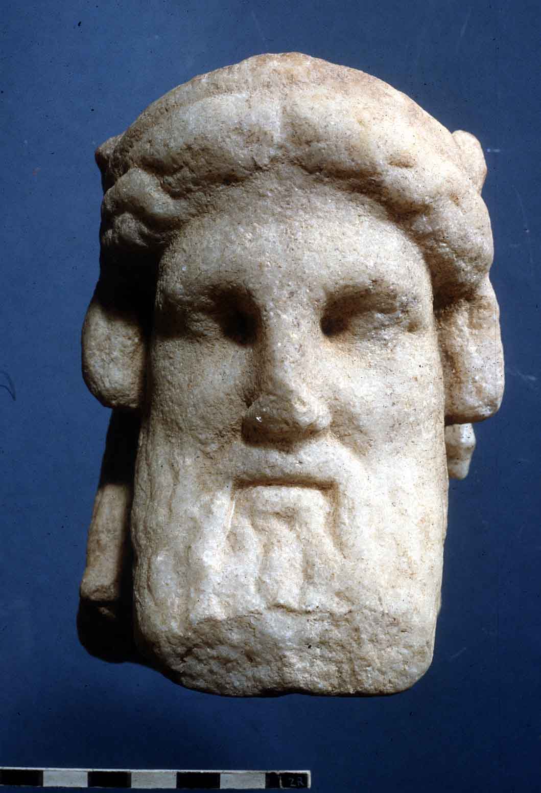 Marble head of Hermes
