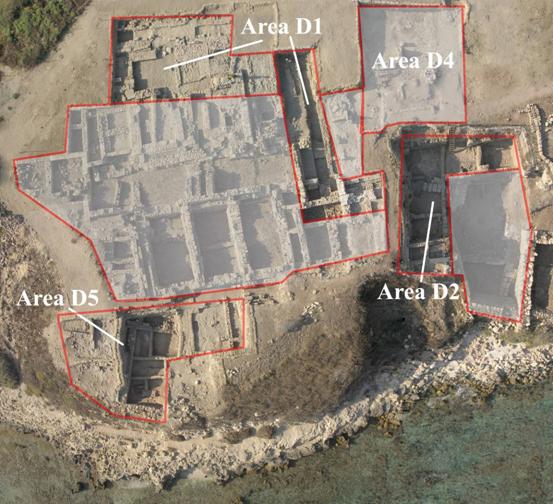 Figure 2: Balloon Photo of Excavated Areas (p06A-0081)